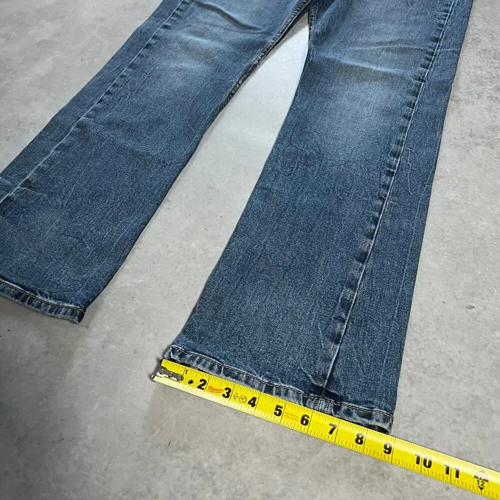 Levi's 527 Bootcut Men's Size 34x32 Jeans Slim Flare Blue Denim